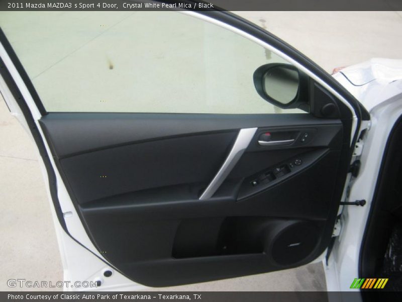 Crystal White Pearl Mica / Black 2011 Mazda MAZDA3 s Sport 4 Door