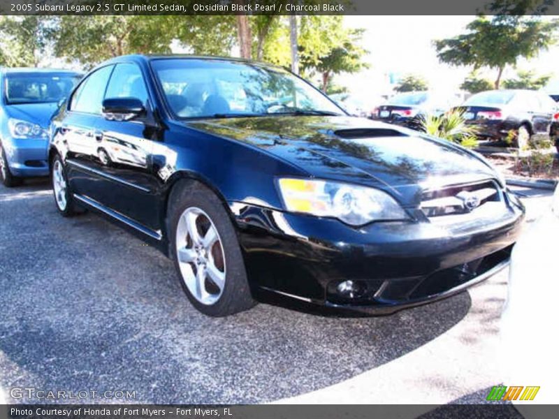 Obsidian Black Pearl / Charcoal Black 2005 Subaru Legacy 2.5 GT Limited Sedan