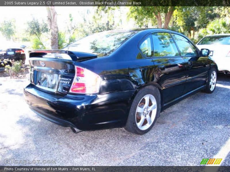 Obsidian Black Pearl / Charcoal Black 2005 Subaru Legacy 2.5 GT Limited Sedan