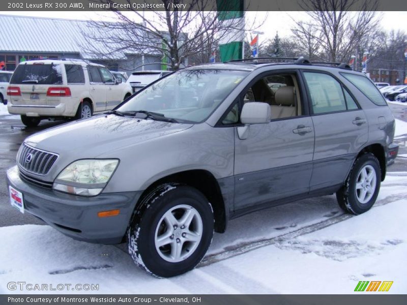 Mineral Green Opalescent / Ivory 2002 Lexus RX 300 AWD