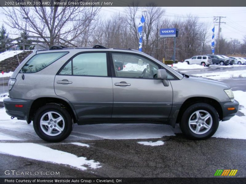 Mineral Green Opalescent / Ivory 2002 Lexus RX 300 AWD