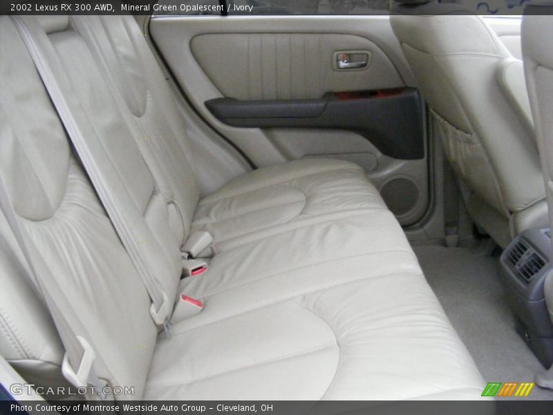 Mineral Green Opalescent / Ivory 2002 Lexus RX 300 AWD