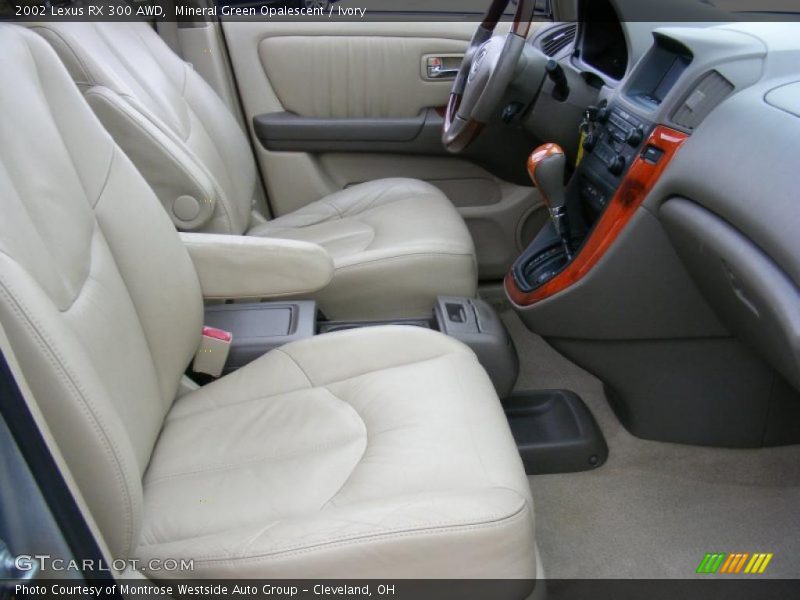 Mineral Green Opalescent / Ivory 2002 Lexus RX 300 AWD