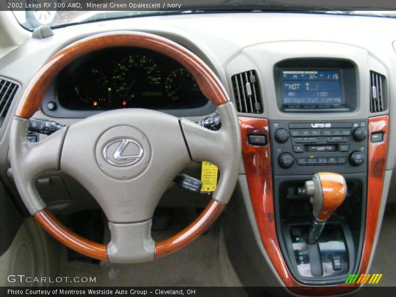 Mineral Green Opalescent / Ivory 2002 Lexus RX 300 AWD