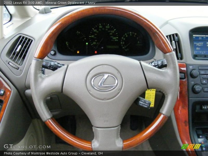 Mineral Green Opalescent / Ivory 2002 Lexus RX 300 AWD