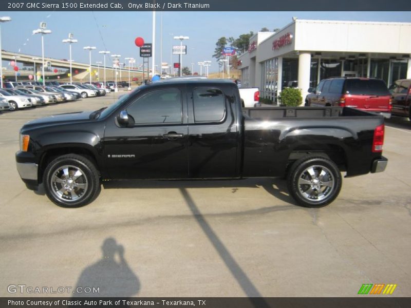 Onyx Black / Dark Titanium 2007 GMC Sierra 1500 Extended Cab