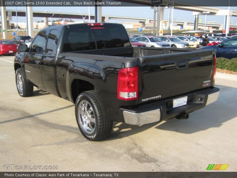 Onyx Black / Dark Titanium 2007 GMC Sierra 1500 Extended Cab