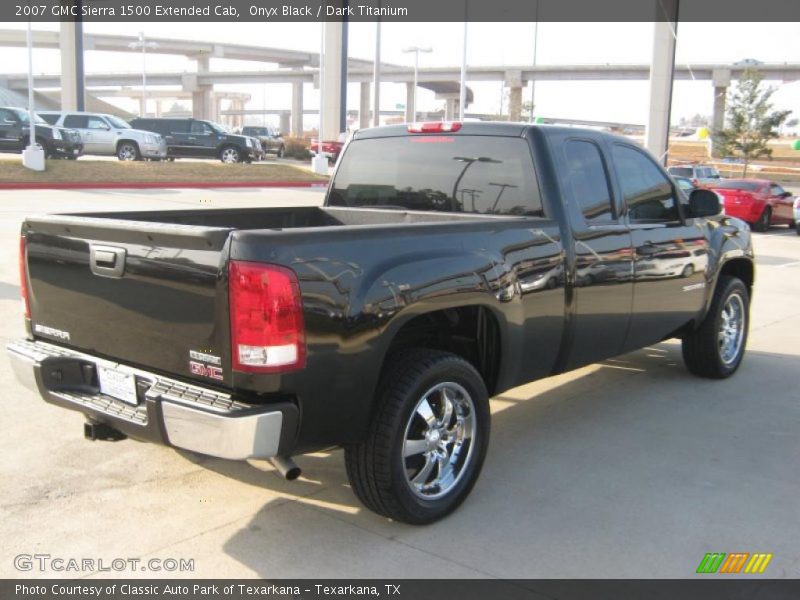 Onyx Black / Dark Titanium 2007 GMC Sierra 1500 Extended Cab