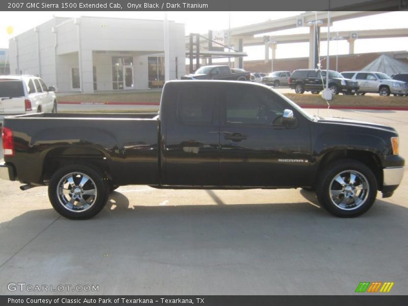 Onyx Black / Dark Titanium 2007 GMC Sierra 1500 Extended Cab