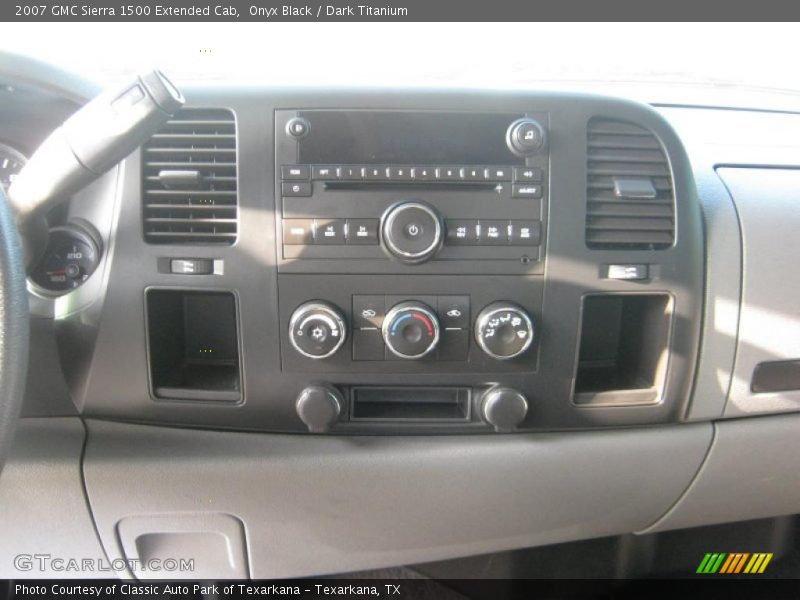 Onyx Black / Dark Titanium 2007 GMC Sierra 1500 Extended Cab