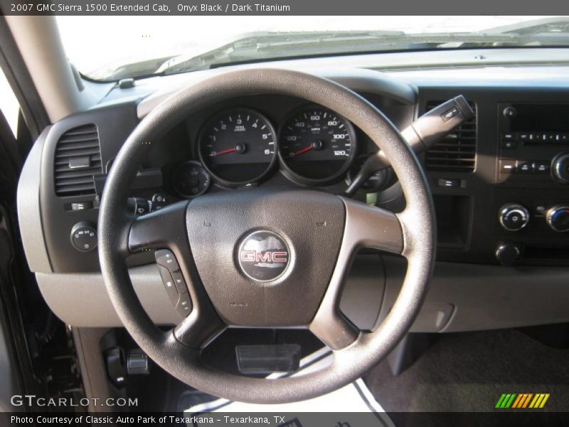 Onyx Black / Dark Titanium 2007 GMC Sierra 1500 Extended Cab