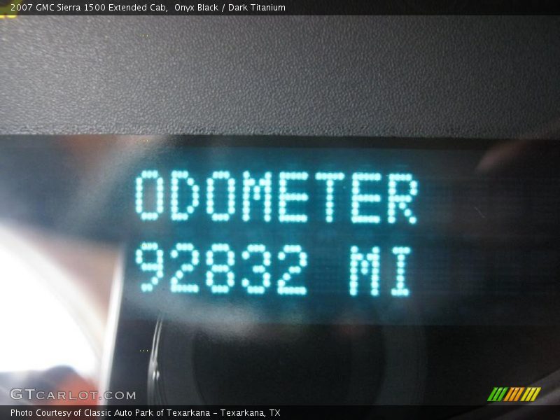 Onyx Black / Dark Titanium 2007 GMC Sierra 1500 Extended Cab