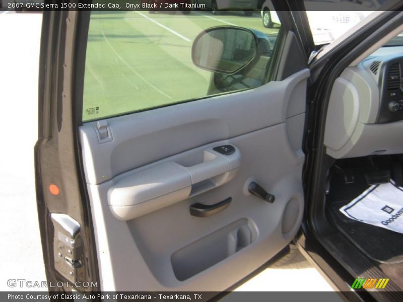 Onyx Black / Dark Titanium 2007 GMC Sierra 1500 Extended Cab