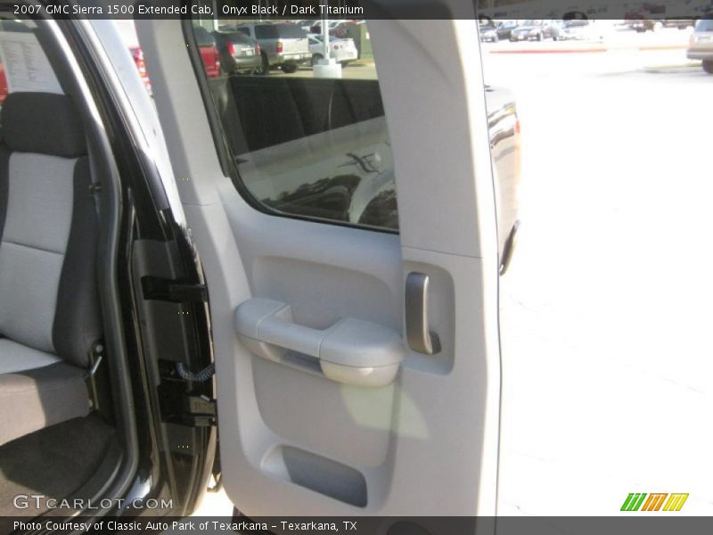 Onyx Black / Dark Titanium 2007 GMC Sierra 1500 Extended Cab