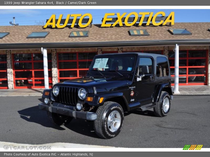 Black / Camel/Dark Green 1999 Jeep Wrangler Sahara 4x4