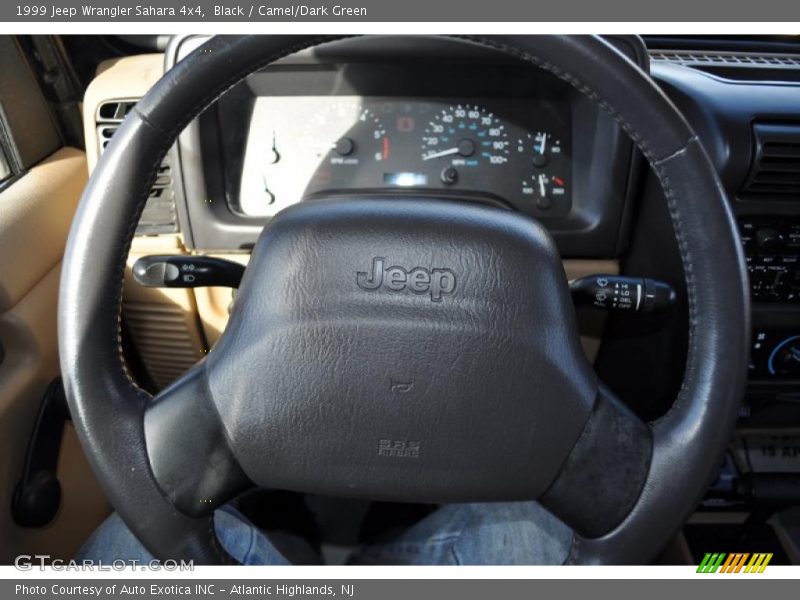 Black / Camel/Dark Green 1999 Jeep Wrangler Sahara 4x4