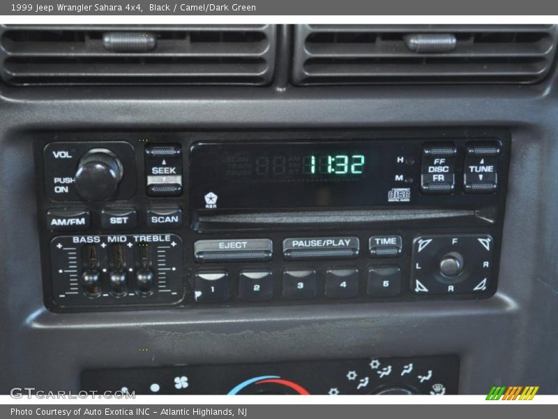 Black / Camel/Dark Green 1999 Jeep Wrangler Sahara 4x4