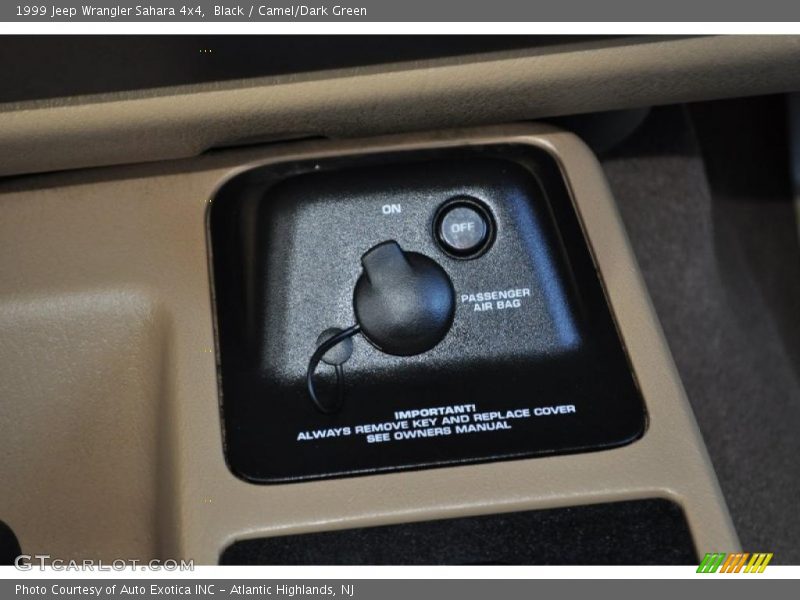 Black / Camel/Dark Green 1999 Jeep Wrangler Sahara 4x4