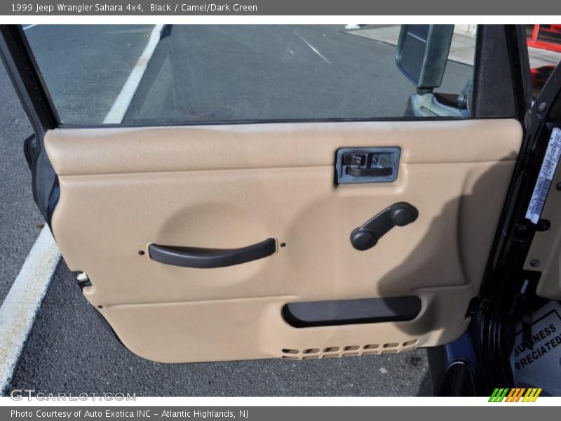 Black / Camel/Dark Green 1999 Jeep Wrangler Sahara 4x4