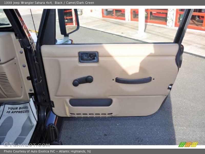 Black / Camel/Dark Green 1999 Jeep Wrangler Sahara 4x4