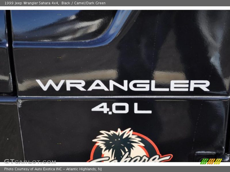 Black / Camel/Dark Green 1999 Jeep Wrangler Sahara 4x4