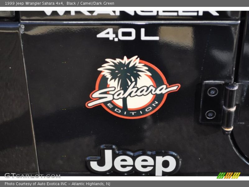 Black / Camel/Dark Green 1999 Jeep Wrangler Sahara 4x4