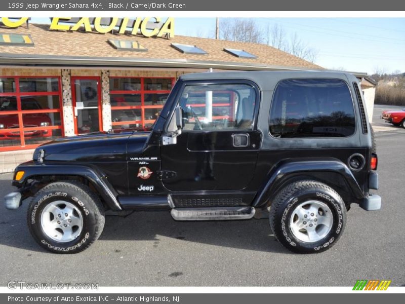 Black / Camel/Dark Green 1999 Jeep Wrangler Sahara 4x4