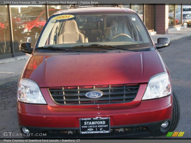Dark Toreador Red Metallic / Pebble Beige 2004 Ford Freestar SES