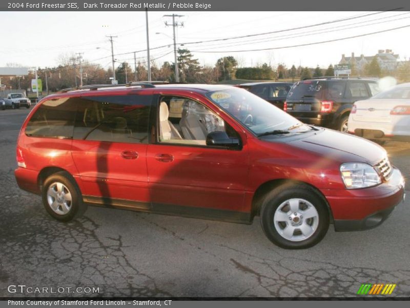 Dark Toreador Red Metallic / Pebble Beige 2004 Ford Freestar SES