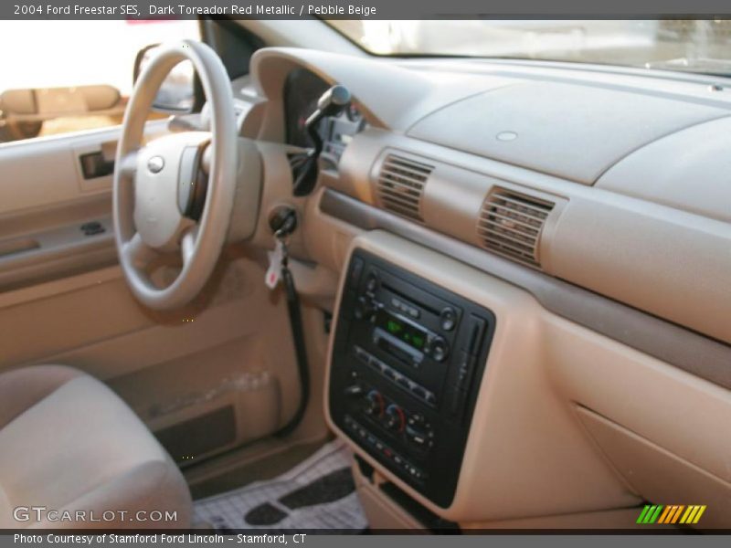 Dark Toreador Red Metallic / Pebble Beige 2004 Ford Freestar SES