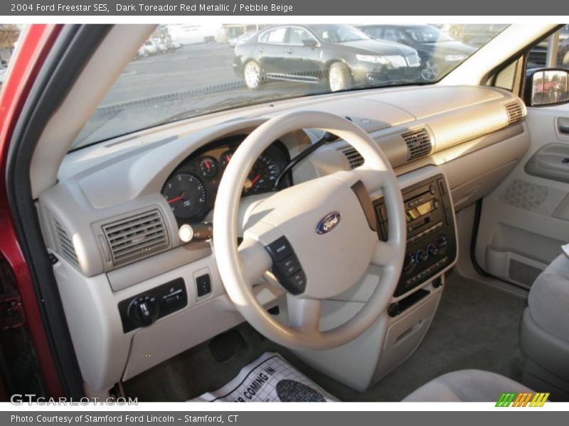 Dark Toreador Red Metallic / Pebble Beige 2004 Ford Freestar SES