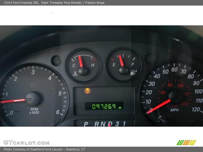 Dark Toreador Red Metallic / Pebble Beige 2004 Ford Freestar SES