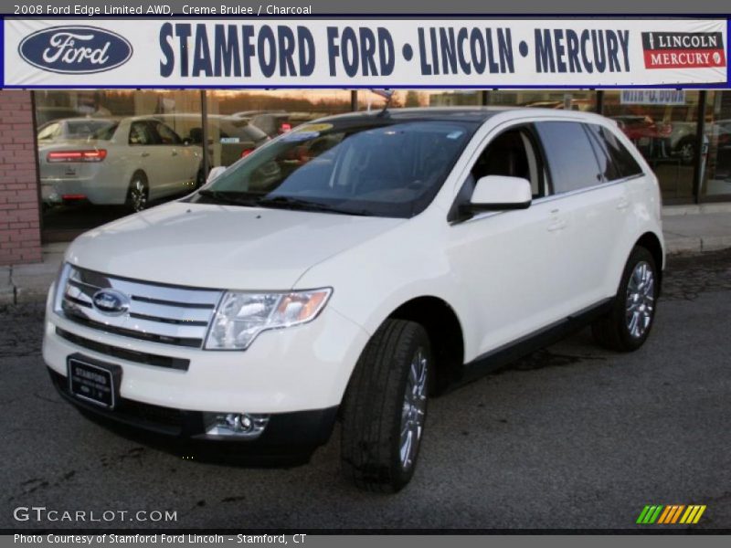 Creme Brulee / Charcoal 2008 Ford Edge Limited AWD