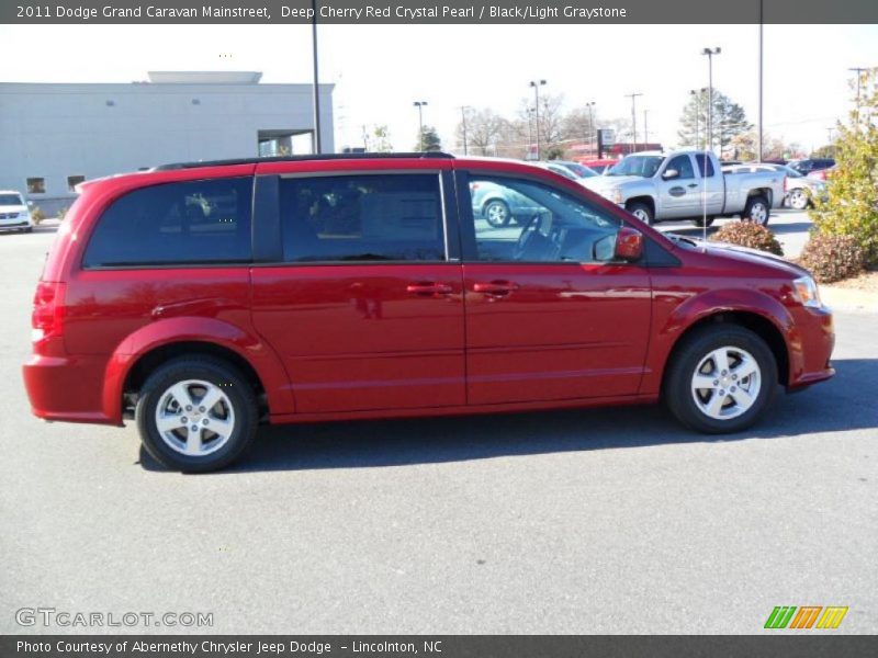 Deep Cherry Red Crystal Pearl / Black/Light Graystone 2011 Dodge Grand Caravan Mainstreet