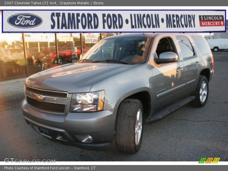 Graystone Metallic / Ebony 2007 Chevrolet Tahoe LTZ 4x4