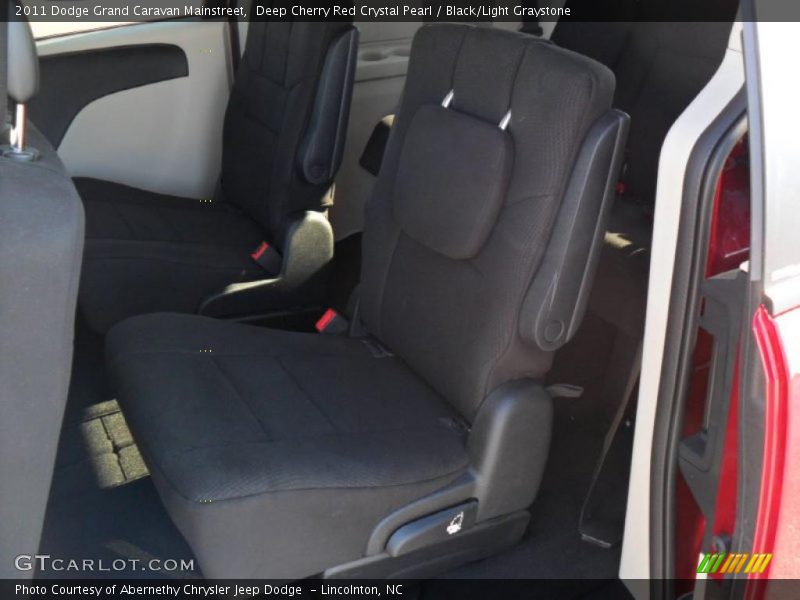 Deep Cherry Red Crystal Pearl / Black/Light Graystone 2011 Dodge Grand Caravan Mainstreet