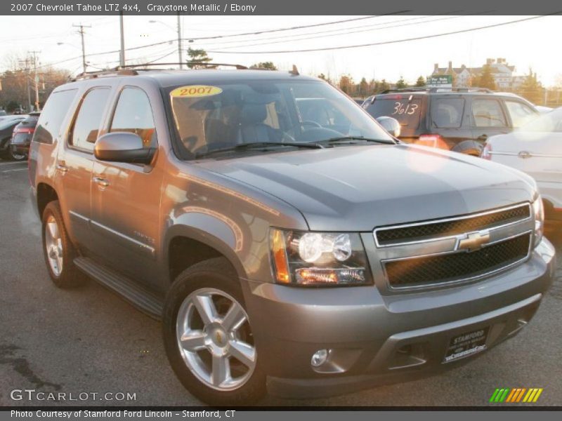 Graystone Metallic / Ebony 2007 Chevrolet Tahoe LTZ 4x4