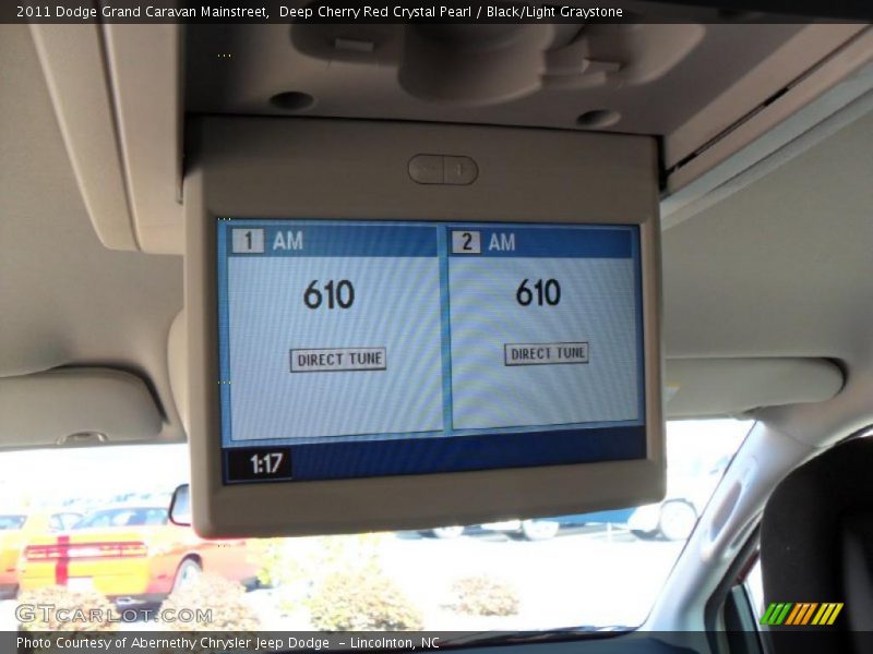 Deep Cherry Red Crystal Pearl / Black/Light Graystone 2011 Dodge Grand Caravan Mainstreet