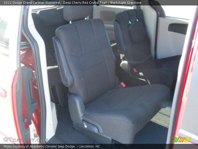 Deep Cherry Red Crystal Pearl / Black/Light Graystone 2011 Dodge Grand Caravan Mainstreet