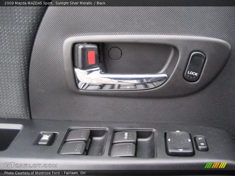 Sunlight Silver Metallic / Black 2009 Mazda MAZDA5 Sport