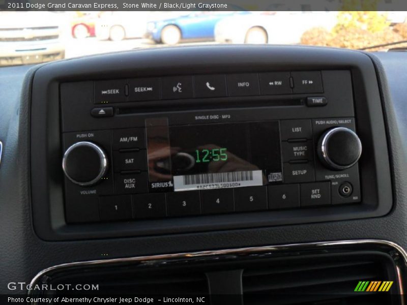 Stone White / Black/Light Graystone 2011 Dodge Grand Caravan Express