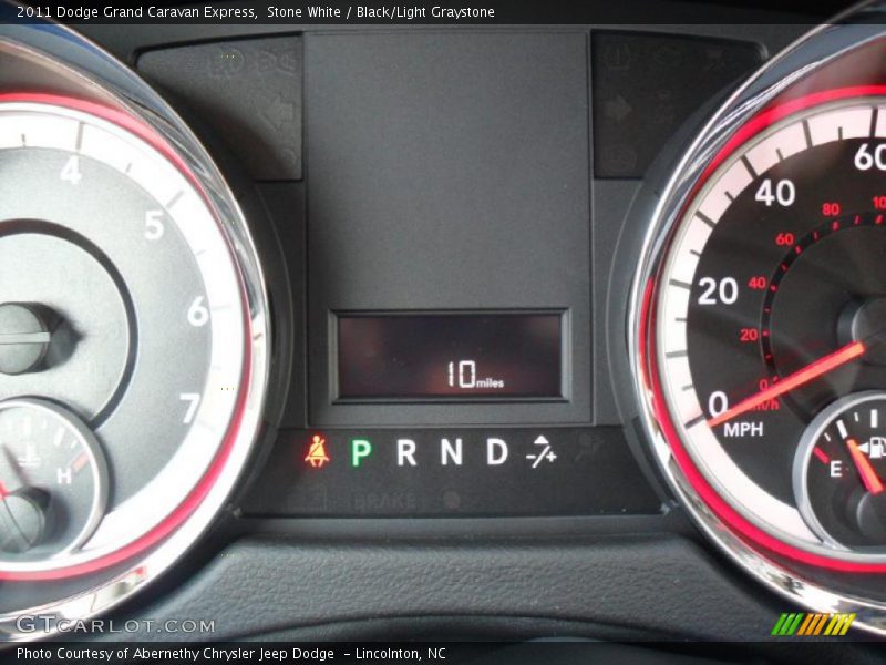 Stone White / Black/Light Graystone 2011 Dodge Grand Caravan Express