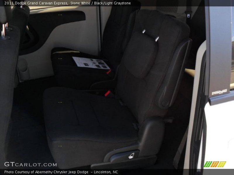 Stone White / Black/Light Graystone 2011 Dodge Grand Caravan Express