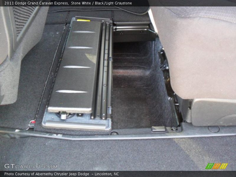 Stone White / Black/Light Graystone 2011 Dodge Grand Caravan Express