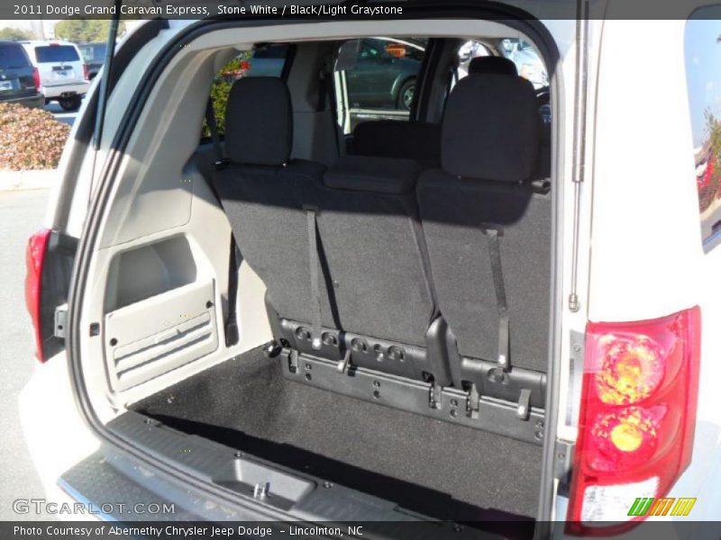Stone White / Black/Light Graystone 2011 Dodge Grand Caravan Express
