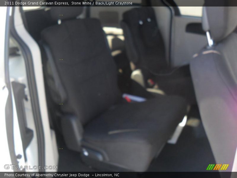 Stone White / Black/Light Graystone 2011 Dodge Grand Caravan Express