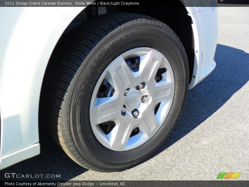 Stone White / Black/Light Graystone 2011 Dodge Grand Caravan Express