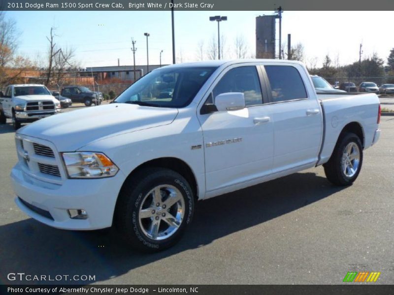 Bright White / Dark Slate Gray 2011 Dodge Ram 1500 Sport Crew Cab