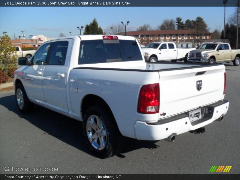 Bright White / Dark Slate Gray 2011 Dodge Ram 1500 Sport Crew Cab
