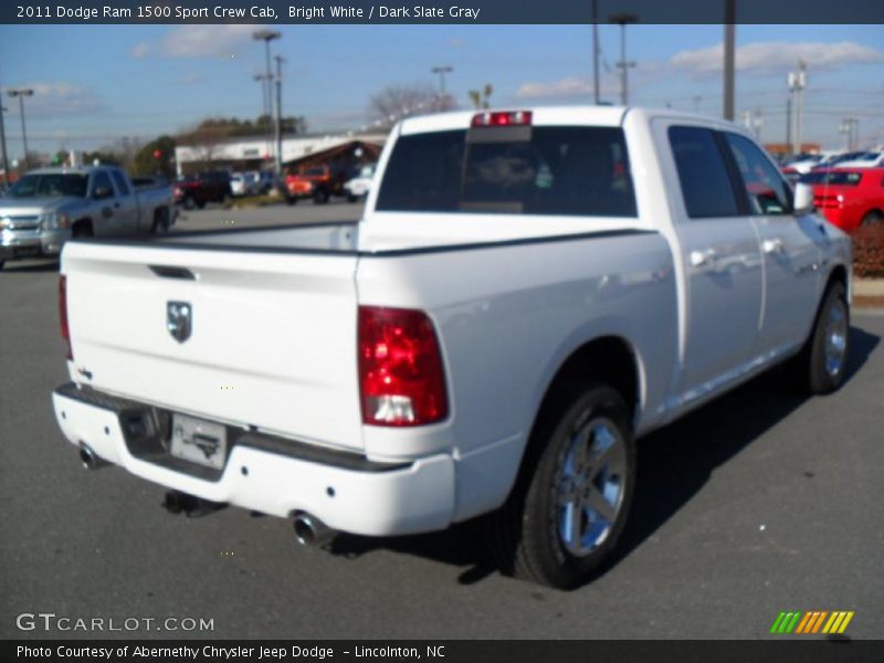Bright White / Dark Slate Gray 2011 Dodge Ram 1500 Sport Crew Cab
